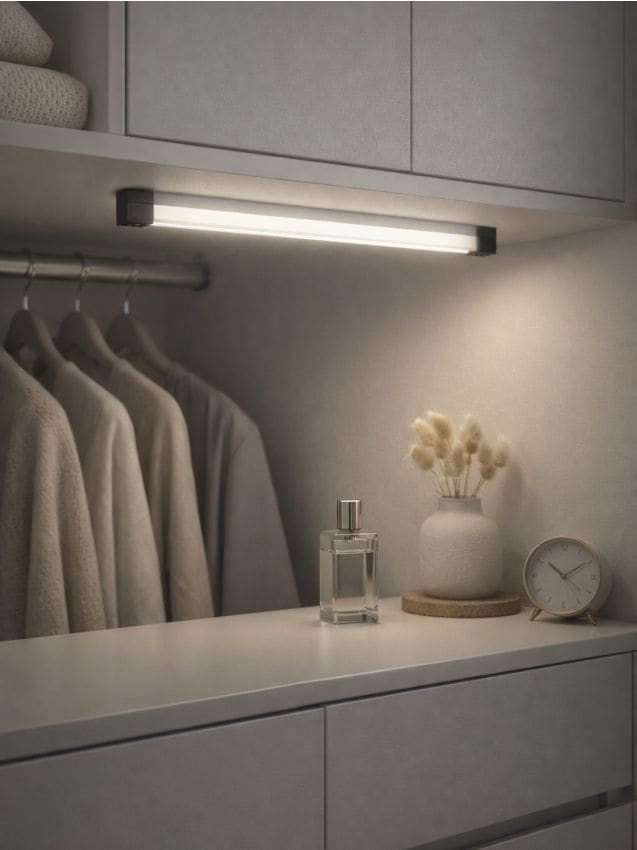 Sinsay - Lampă LED fără fir pentru sub dulap cu magnet - gri deschis