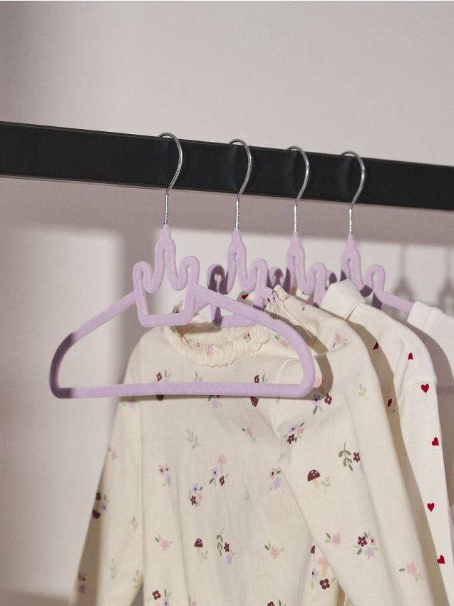 Sinsay - Súprava 10 vešiakov - levanduľová