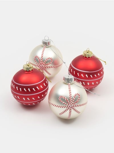 Bombki szklane 4 pack