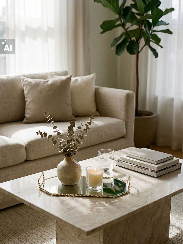 Sinsay - Tavă decorativă cu bază oglindă și mânere metalice - auriu