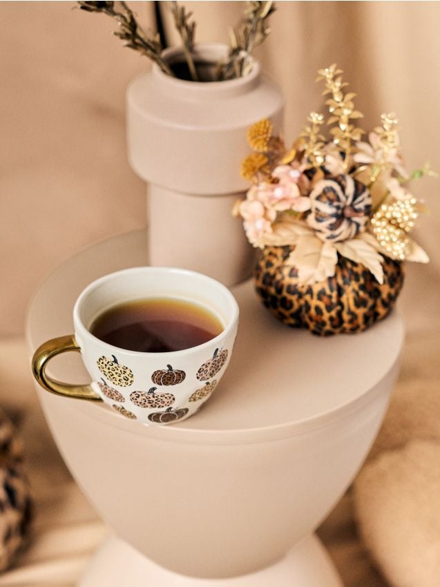 Sinsay - Cana cu dovleac în model leopard - multicolor