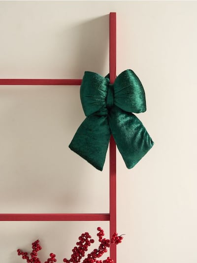 Božična dekoracija v obliki pentlje