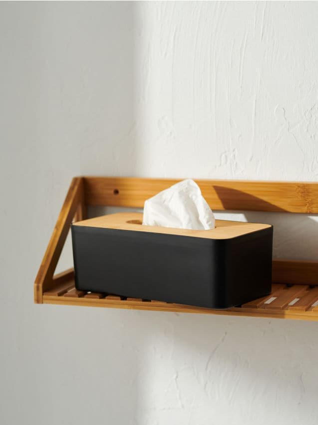 Sinsay - Capac cutie de șervețele - negru