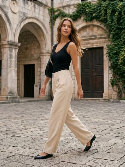 Βαμβακερό τοπ με τιράντες