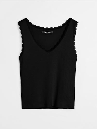 Бавовняна майка на бретелях