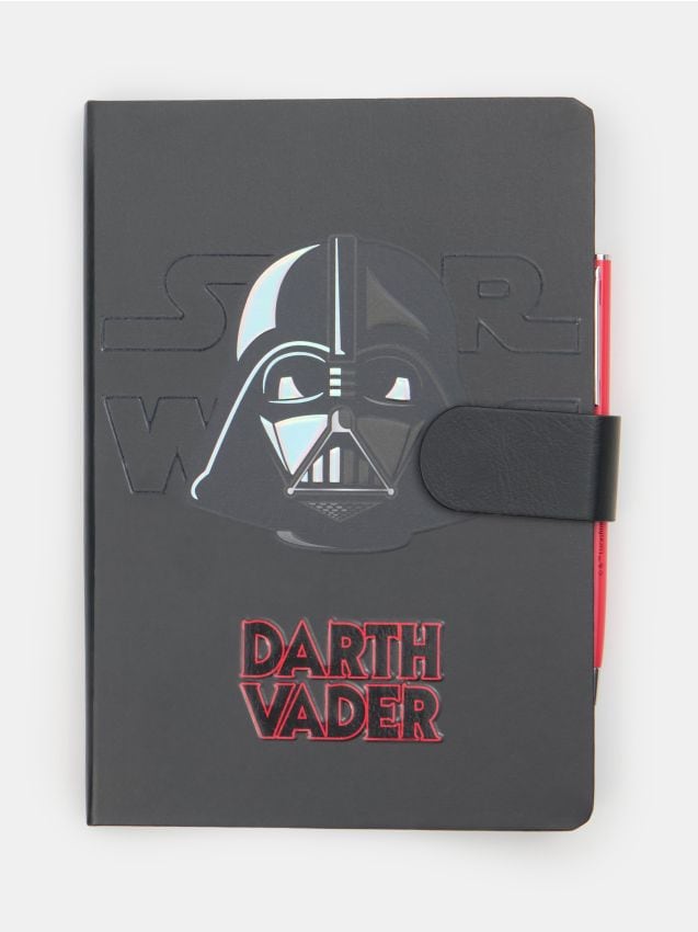 Sinsay - Set: carnet și stilou/pix Star Wars - negru
