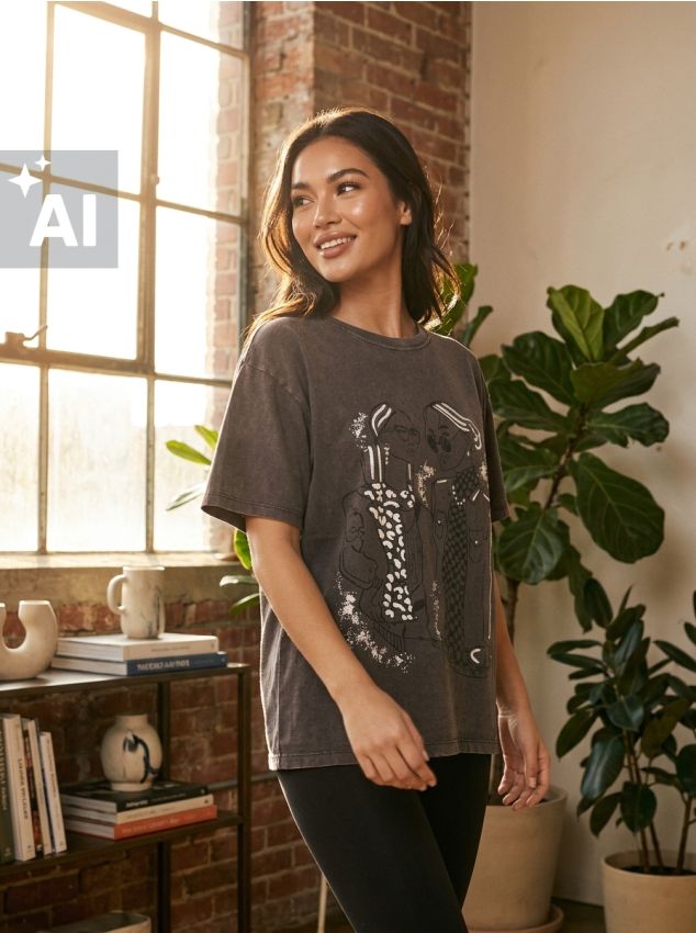 Sinsay - Tricou cu imprimeu - gri