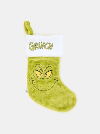 Коледна украса във формата на чорап Grinch