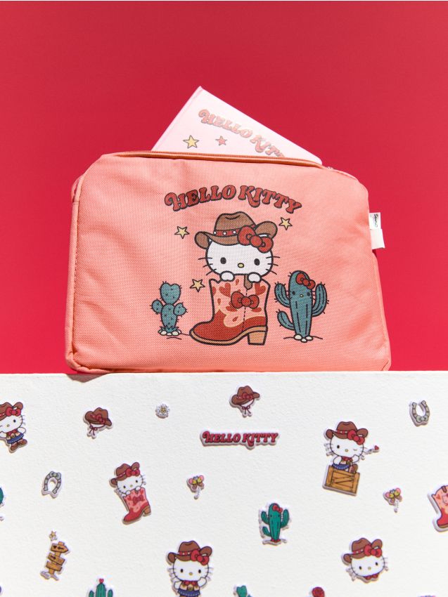 Sinsay - Husă pentru tabletă Hello Kitty - roșu