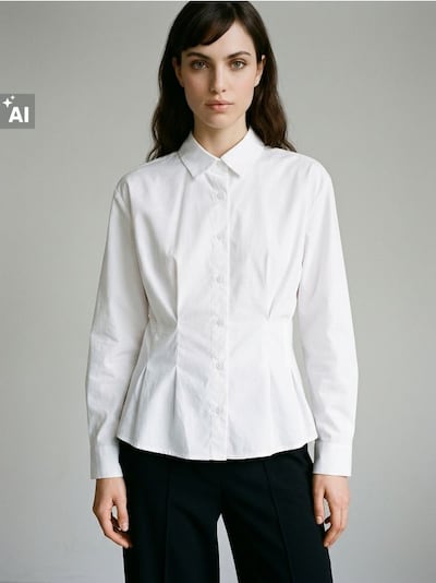 Бавовняна сорочка slim fit