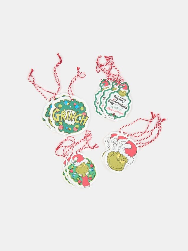 Sinsay - Set de 12 decorațiuni de Crăciun Grinch - multicolor