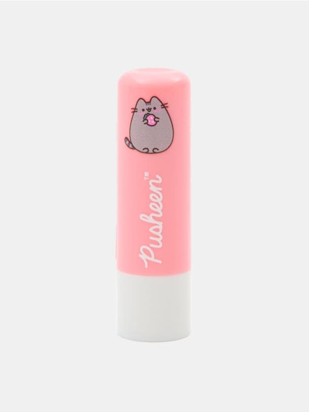 Sinsay - Balsam de Buze cu Parfum de Căpșuni Pusheen the Cat - roz-pastel