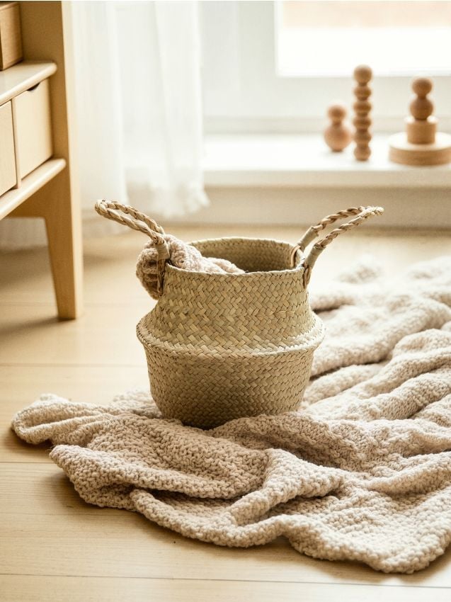 Sinsay - Úložný kôš - béžová