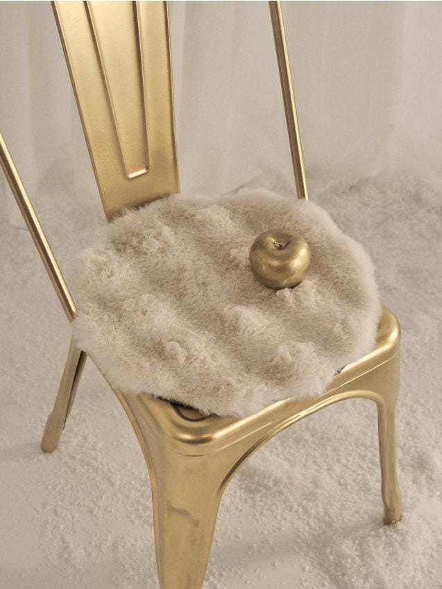 Sinsay - Vankúš na stoličku - biela