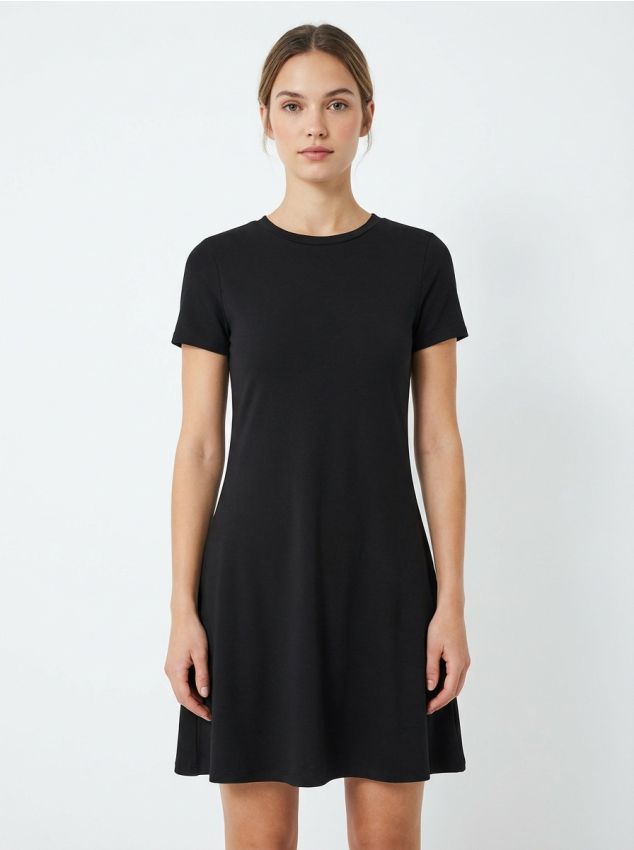 Sinsay - Rochie mini tricotată - negru
