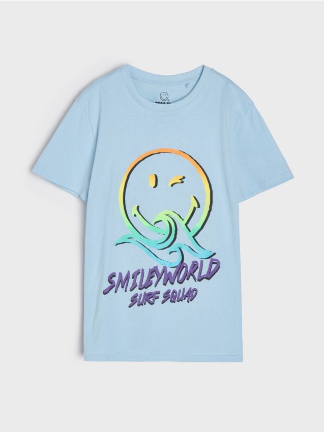 Sinsay - Pamučna majica s printom SmileyWorld®