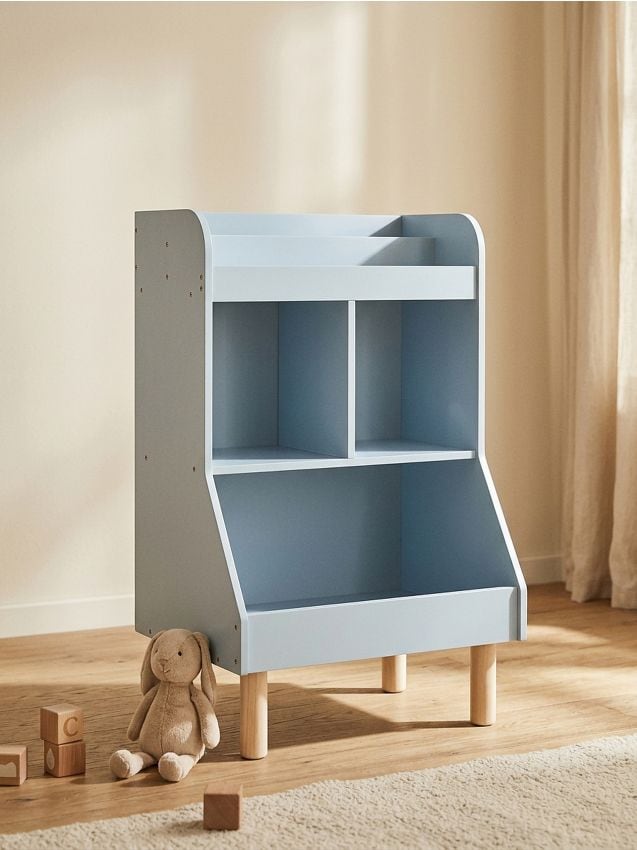 Sinsay - Etajeră de podea cu trei niveluri și compartimente - light blue