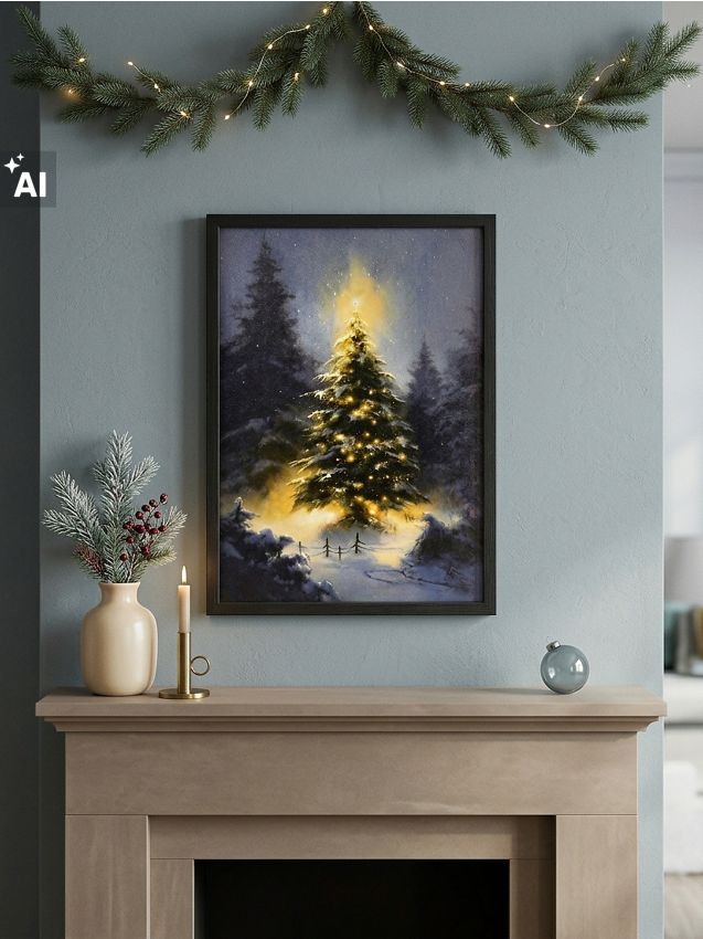 Sinsay - LED glezna ar Ziemassvētku
