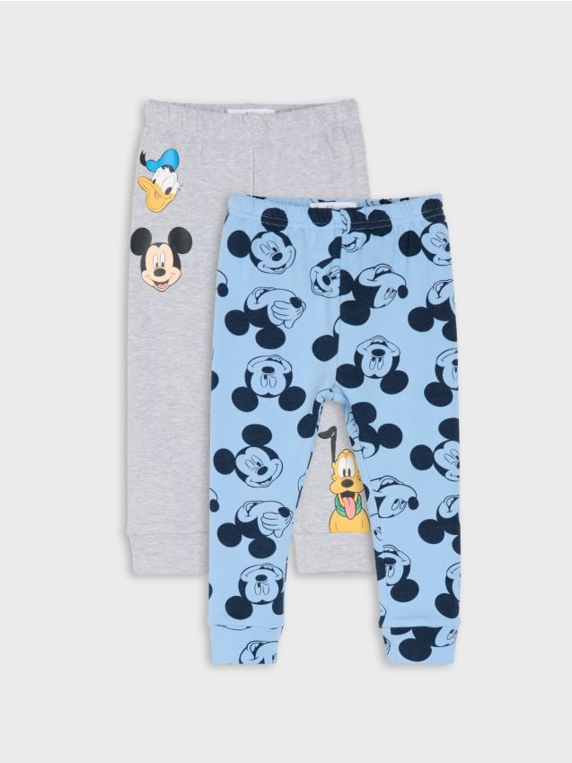 Sinsay - Set 2 colanți din bumbac Disney - Gri-albăstrui