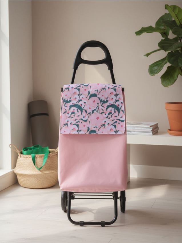 Sinsay - Cărucior de cumpărături cu geantă și motiv floral - multicolor