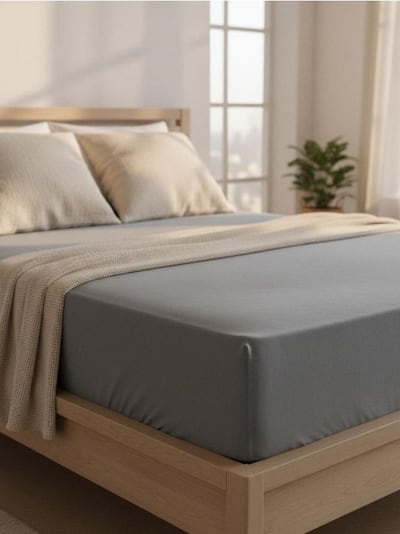 Puuvillane kummiga voodilina, 140x200