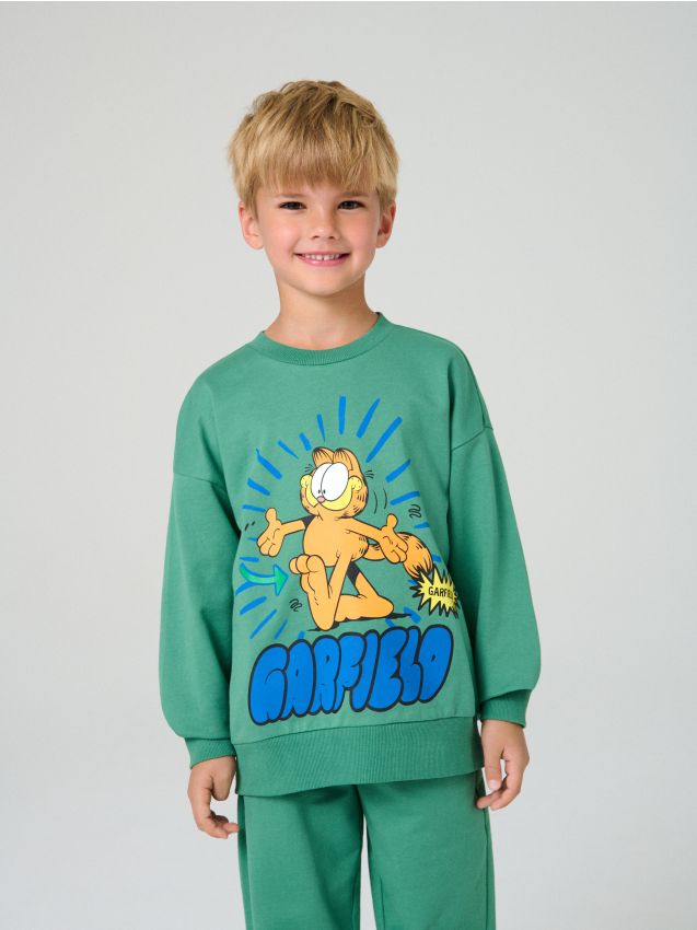 Bluza z nadrukiem Garfield - SINSAY