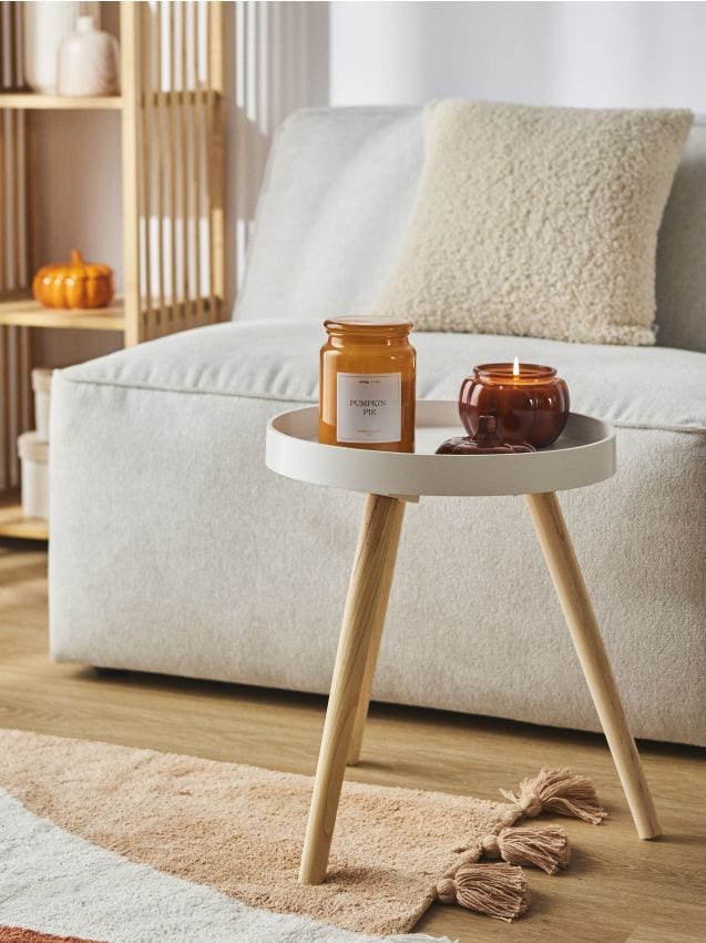 ☆pumpkin pie☆ Świeczka Pumpkin Pie Kolor pomarańczowy - SINSAY - 793FV-28X