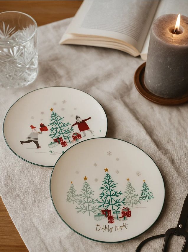 Sinsay - Taniere s vianočnou potlačou, balenie 2 kusy - zelená