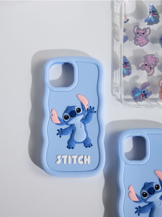 Sinsay - Husă pentru iPhone 15 Stitch - light blue
