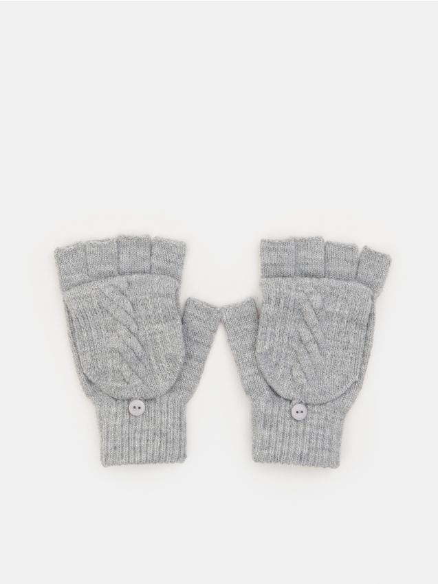 Sinsay - Mănuși - gri deschis