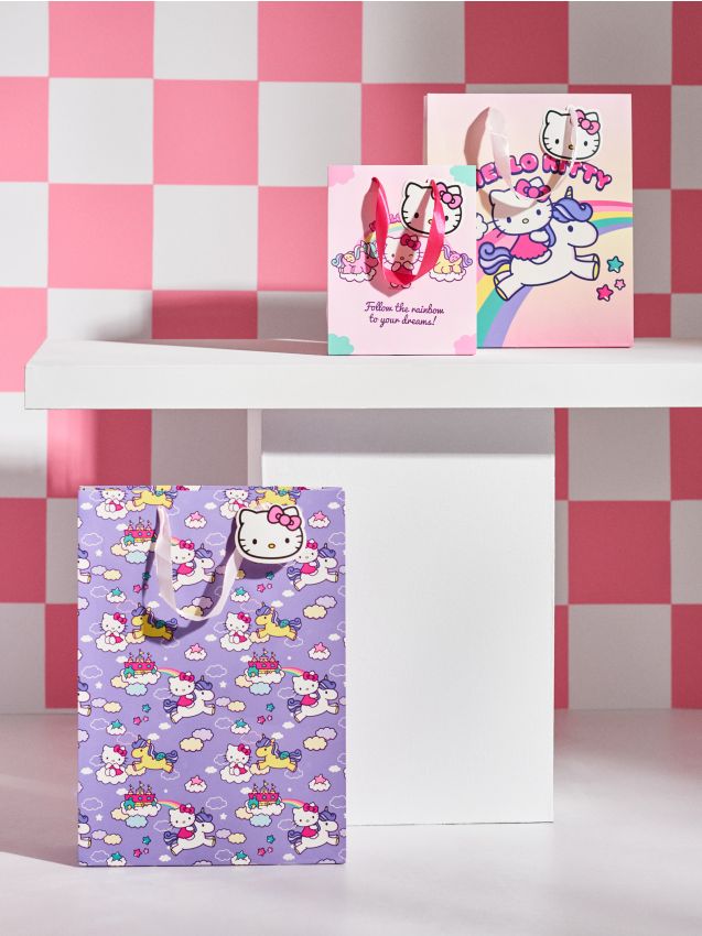 Sinsay - Sada darčekových tašiek Hello Kitty 3 pack - viacfarebná