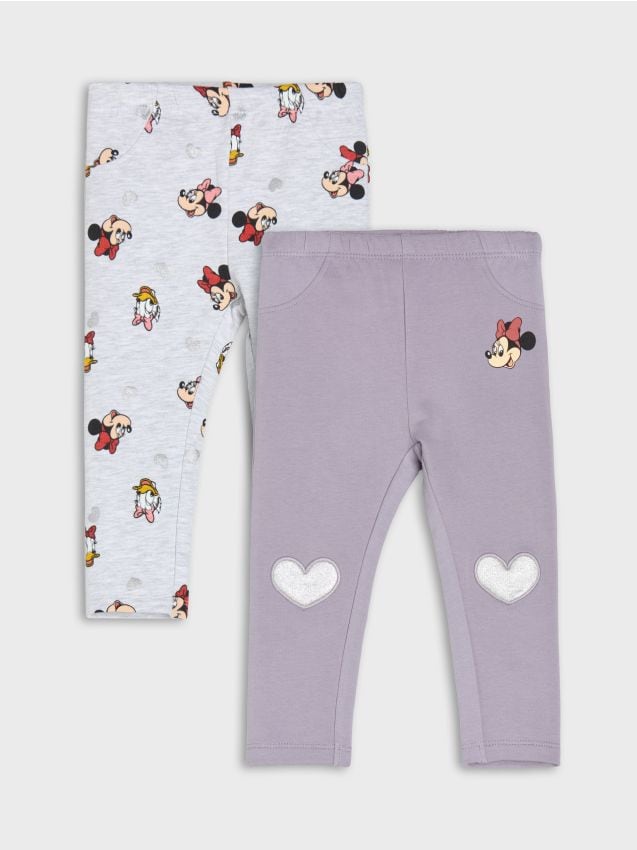 Sinsay - Pamučne tajice s printom 2 pack Mickey Mouse