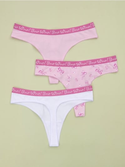Confezione da 3 perizoma