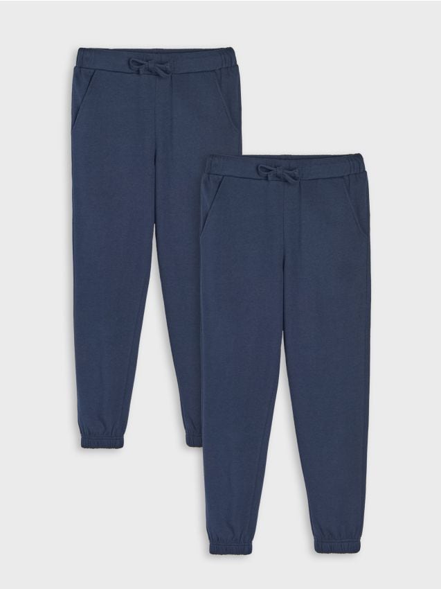 Sinsay - Set de 2 pantaloni jogger - bleumarin