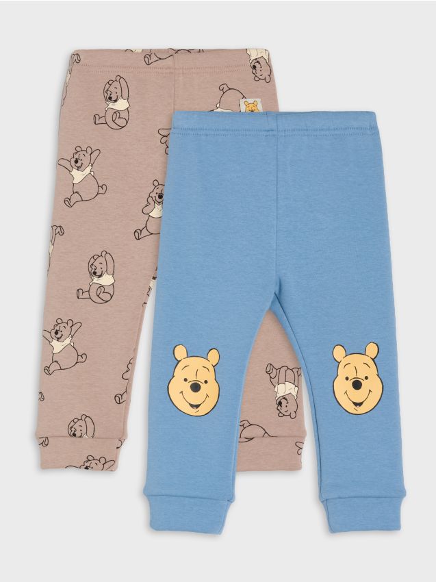 Sinsay - Colanți din bumbac căptușiți Winnie the Pooh - bej