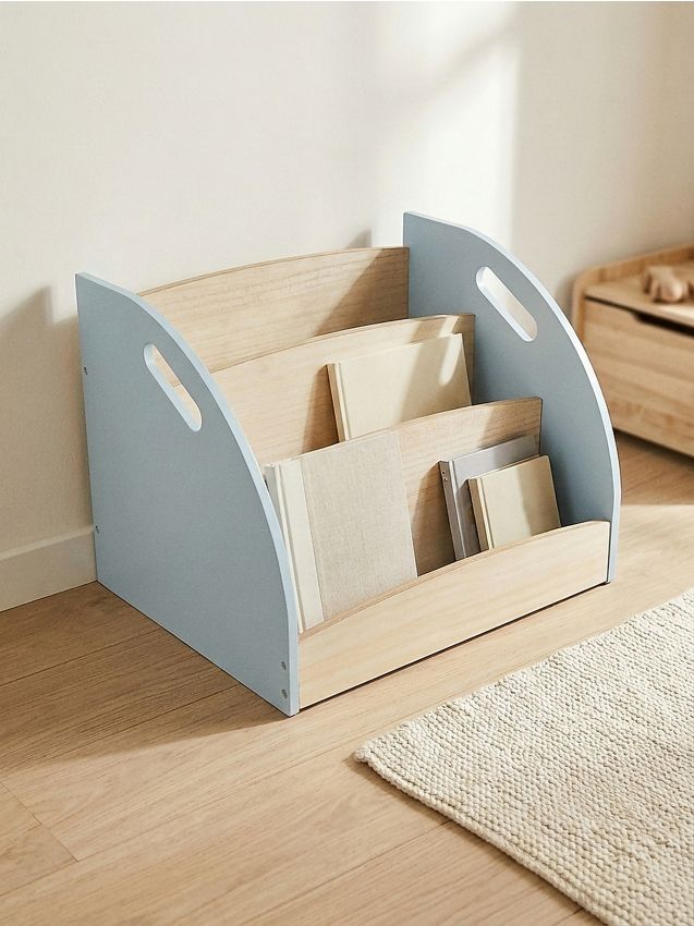 Scaffale per libri - azzurro