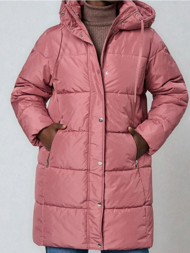 Sinsay - Prešívaná bunda - popolavá ružová