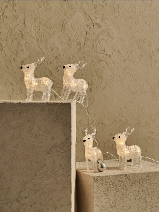 Sinsay - Vianočné LED svetielka 4 kusy - biela