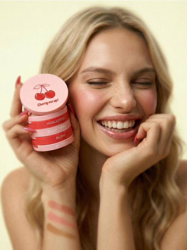Sinsay - Set pentru conturarea feței Cherry Me Up! - multicolor