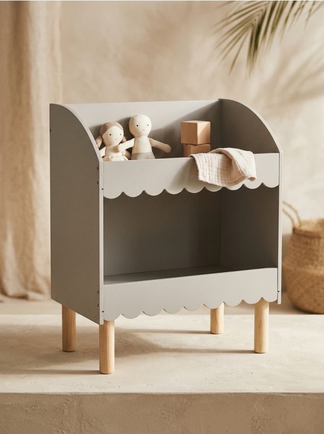 Sinsay - Raft pe picioare cu finisaj ondulat - nude