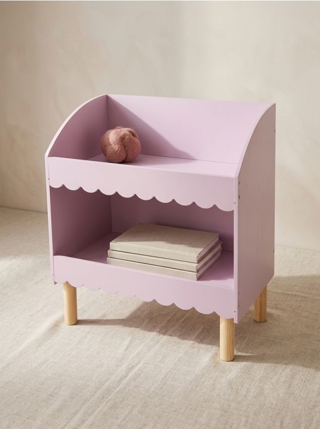 Sinsay - Raft pe picioare cu finisaj ondulat - roz-pastel