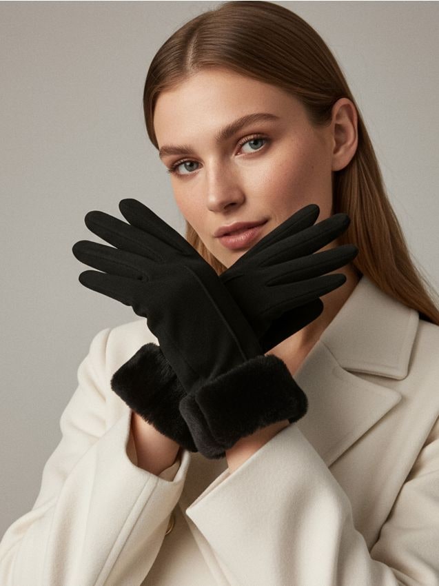 Sinsay - Rukavice - čierna