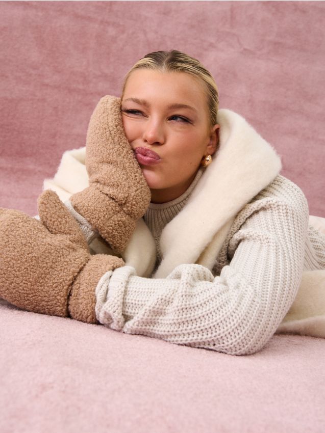 Sinsay - Palčiaky - béžová