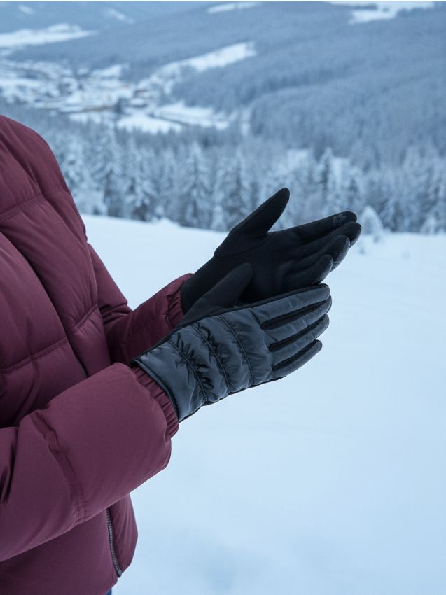 Sinsay - Rukavice s funkciou dotykovej obrazovky - čierna