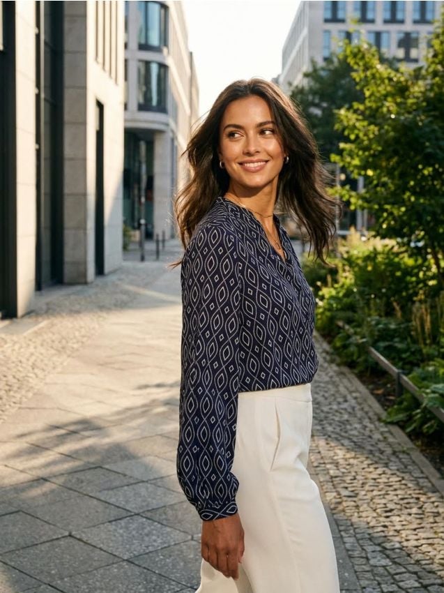 Camicia a maniche lunghe - multicolor