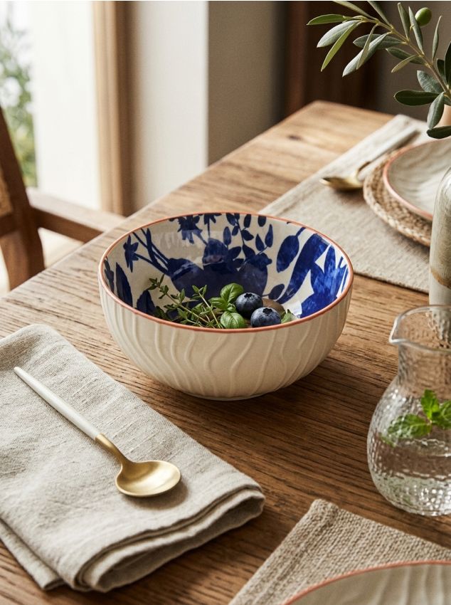 Sinsay - Bol din ceramică - bleumarin