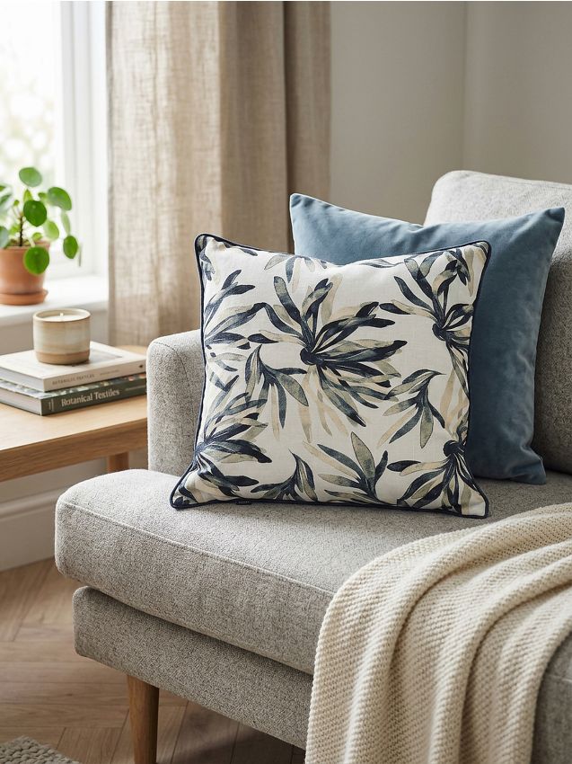 Sinsay - Pernă decorativă 45x45 - bleumarin