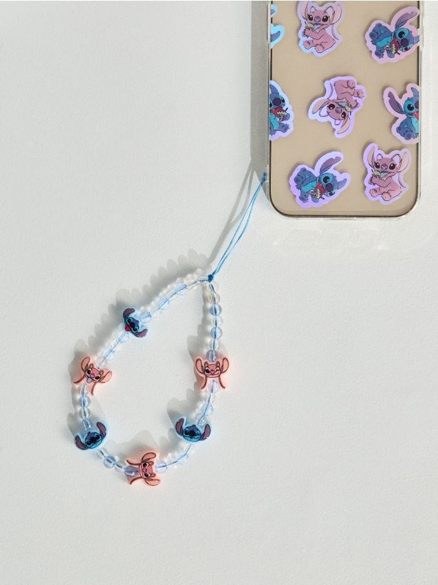 Sinsay - Șnur pentru telefon Stitch - light blue