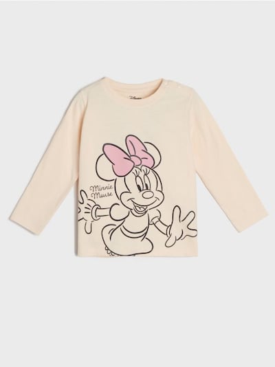 Tricou Minnie Mouse cu mânecă lungă