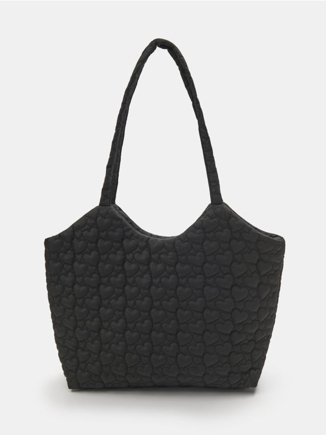 Pikowana torba shopper - SINSAY